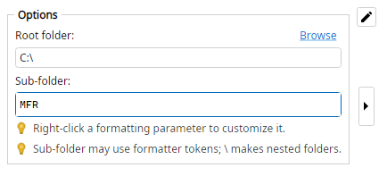 Path Mover options