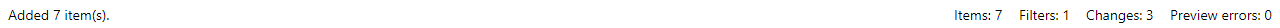 Status bar